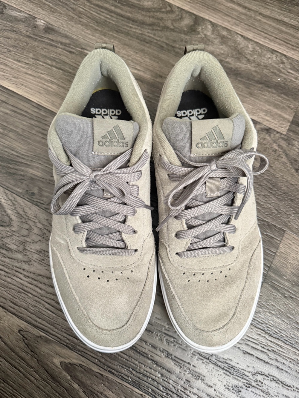 Adidas Men’s Park St Suede Sneakers in Light Taupe